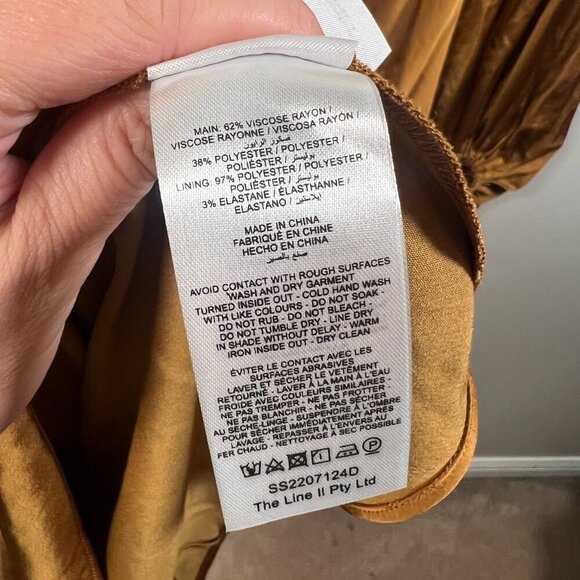 Significant Other Demi Dress Size 2 Copper Maxi Event Party Wedding Guest Gala - Picture 13 of 15